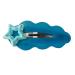 xbiez Colorful Star Shape Hairpins Hot Girls Matte Texture Star Hair Clip Y2k Style Barrettes Cute Star Hair Clip for Teens Dark blue