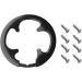 Bike Chainring Guard 42T Black - Universal MTB Cycling Protector Cover - Buy Online on GoSupps.com