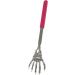 Trixes Pink Back Scratcher - Extendable Telescopic Stainless Steel Hand - Body Massage & Head Scratch Device - Funny Cool Gadget for Relaxation - Buy Online on GoSupps.com
