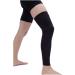 Buy Leg Compression Sleeves - Long Sleeve Calf & Shin Supports for Football Basketball & Cycling - Large Black - Buy Online on GoSupps.com