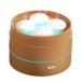 cogae Essential Oil Diffuser USB Steamer Bun Shape Hydrating for Diffusor 200ML Brown