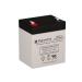 WP4.5-12 12 Volt 5 AmpH SLA Replacement Battery with F1 Terminal