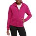 Hanes Girls' Big ComfortSoft EcoSmart Full-Zip Hoodie Large Amaranth