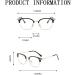 VOOLGA Blue Light Filter Glasses - Metal Frame UV Blocking Glasses for Men & Women - Anti-Reflective Blue Light Glasses for PC & Gaming - Buy Online on GoSupps.com