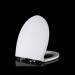 Toilet Seat Toilet Lid Made of Urea-Formaldehyde Resin Slow Thickening V-Shape Universal Cover Toilet Plate Toilet Seat (White 40 47 x 36 cm) White 40 47*36cm