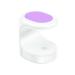 dijiusidy Nail Dryer LED Shaped DIY Travel Pocket Manicure Lamp Machine Home Professional Glue Gel Polish Single Fingernail Light Purple