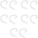 Ear Protector Hook Flexible Comfortable Ear Hook Washable Easy To Wear Silicone 10 Pcs for Kids(Transparent White) - Buy Online on GoSupps.com