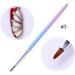 FOMIYES 1pc Fingernail Brush Nail Painting Pens Acrylic Painting Brush Nail Pen Nail Dotting Pen Finger Nail Brushs Nail Blending Brush Manicure Brush Nail Design Pen Mix Manicure Tools 16.6*1cm Picture 3 - Buy Online on GoSupps.com