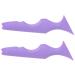 Mipcase 2pcs Silicone Beauty Ruler Beauty Tools Mascara Guide Helper Eyebrow Guide Aid Cosmetic Makeup Tools