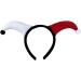 hgnxa Hairbands Festive Photo Booth Props Jester Clown Horn Headbands Party Headpiece Fun Headbands for Music Festivals Black Red - Buy Online on GoSupps.com