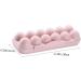 Holibanna 2pcs Anti-Collision Damage Chicken Refrigerator Egg Holder Tray Fridge Egg Container Devil re-usable Pink 30X11X6.5CM - Buy Online on GoSupps.com