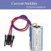 KANGLEUS 5 Pack ER17330v/3.6V PLC Battery - 1700mAh Non-Rechargeable for FANUC CNC Systems - International Shipping Available - Buy Online on GoSupps.com