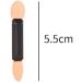 10pcs Disposable Double End Eyeshadow Brush Sponge Tip Oval Eyeshadow Applicator Black - Buy Online on GoSupps.com