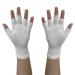 Edenswear Zinc-Infused Fingerless Gloves for Women and Men with Eczema - Wet Wrap Therapy (L)