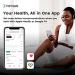 FitTrack Dara Smart BMI Digital Scale - Accurate Bluetooth Glass Bathroom Scale (White) - Buy Online on GoSupps.com