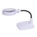 Desktop 8 Times Magnifier 6 LED Light Source Interchangeable Lampshade for Reading Maintenance Book Newspaper Reading Advanced Handicrafts Hobbies Made in China