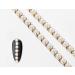 25cm Nail Art Metal Pearl Chain Nail Art Glitter Nail Art Accessories Nail Art Decoration DIY Manicure Tool Gold Silver LT01