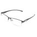 Photochrome glasses comfortable design semicircular frame multifocal reading glasses synthetic resin lens blue light blocking for watching walks and running (+300)