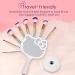 Hello Kitty Light Up Mirror Set - Tri Tone LED Makeup & Handheld Mirror (White) - Buy Online on GoSupps.com