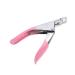 Housoutil Coffin Nail Acrylic Nail Tool Nail Trimmers Nail Scissors Nail Art Scissors Nail Clippers Silver Wigs for Women Nails Tools Nail Tool False Nail Tip Clipper U-cut Manicure medium Rosy