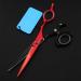 Hair Cutting Scissors Shears 6 Inch Professional Japan Steel Rotate Red Cut Hair Scissors Haircut Scissor Thinning Barber Cutting Shears Hairdresser Scissors (Color : Set) - Buy Online on GoSupps.com
