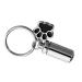 HooAMI Silver Tone Pet Dog Paw with Cylinder Cremation Urn Keychain Keepsake Memorial Ashes Jewelry 1pc Pet Paw