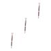 FOMIYES 3pcs Embroidery Pen Eyebrow Kit 3 Head Needle Pen Makeup Tool Makeup Supply Make up Rose Gold 3d