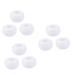 CABILOCK 9 STK toothbrush holder made of porcelain Musselintrafs for babies toothbrush holder for children cute round toothbrush creative toothbrush base mini toothbrush holder base white whitex3stk mediumx3pcs