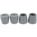 4Pcs Anti-Slip Walking Stick Ferrules Cane Crutch Rubber Pad Heavy Duty End Bottoms Protector for Disabled Elder Present Gr A