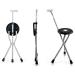 Canes Cane Folding Stool Elderly Disabled Persons Underarm Crutches Folding Cane Stool Aluminum Alloy Anti Slip Three Legged Walking Stick Selfless dedication - Buy Online on GoSupps.com