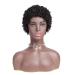 Shimei Short Afro Kinky Curly Human Hair Wig - 8 Inch, None Lace Front, Glueless Pixie Cut Machine Made Unprocessed Virgin Hair - Natural Color - Buy Online on GoSupps.com