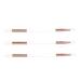 FOMIYES 9 pcs Convenient Dual-end Double Eyeshadow Brush Cosmetics Eye Girl Shaped Simple Headed Handheld