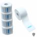 Hairlich Barbershop Hairdressing Collars for Protection Against Hair Hygienic Neck Protection Disposable Crepe Paper for Neck Hairdressing Supplies Neck Paper 1 Rod - 5 Rolls 500 Sheets