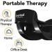 ProHeal Foot Rocker Calf Stretcher with Spiked Ball Massager - Plantar Fasciitis & Achilles Tendonitis Relief - Black (Blue/Purple Ball Options) - Buy Online on GoSupps.com