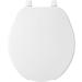 BEMIS 75000 Commercial Open Front Round White Plastic Toilet Seat with Cover - Buy Online on GoSupps.com