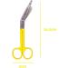 Bandage Scissors - 14.5 cm Blunt Tip First Aid Scissors (Yellow) | Easy International Shipping - Buy Online on GoSupps.com
