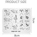 KADS Sky Constellation Nail Stamping Plate SKY002 - DIY Manicure Stencil Tools - Buy Online on GoSupps.com