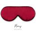 Morus Organic Mulberry Silk Sleep Mask - Adjustable Light-Blocking Non-Toxic 22MM Silk in Red | Luxury Sleep Accessory - Buy Online on GoSupps.com