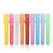 ConStore 10Pcs 10ml Plastic Spray Bottle Fine Mist Atomizer Portable Pen Clip Spray Refillable Mini Empty Bottles for Perfume Makeup Travel Random Color
