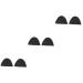 GLEAVI 3 Pairs Sneaker Heel Stickers Shoe Protector