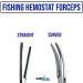 Stainless Steel Fishing Forceps Set - Straight and Curved Pliers for Tackle Kit - Buy Online on GoSupps.com