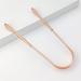 Premium Surgical Stainless Steel Tongue Scraper - Best Oral Care Tool for Adults & Kids - Easy-to-Use Rose Gold Tongue Cleaner - Buy Online on GoSupps.com