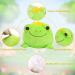JUNERAIN Super Soft Frog Plush Stuffed Animal 30cm - Fluorescent Green | Cute Squishy Hugging Pillow Toy for Kids, Toddlers, Boys, Girls - Cuddly Frog Decoration - Buy Online on GoSupps.com