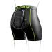 Black Large Protective Padded Compression Shorts for Snowboard, Skate, Ski - Tailbone Protection | Pack of 1 - Buy Online on GoSupps.com