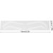 150 Sheets Airbrush Eyebrow Stickers Disposable Brow Shaping Sticker Adhesive Eyebrow Stencils Eyebrow Stamp Airbrush Brows Tape - Buy Online on GoSupps.com