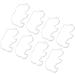 16 Pcs Fondant Making Molds Cookie Mold Cake Mold Cakes Baking Tools Cookie Cutters Rustproof Dessert Stainless Steel Cookies Mold Biscuit Molds Muffin Small Tools Modeling 9X5cmx2pcs Silverx2pcs - Buy Online on GoSupps.com
