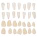 200pcs Dental Temporary Crown Veneers Kit - Tooth Repair Replacements - Beige - Buy Online on GoSupps.com