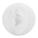 Simulation Artificial Ear Model  Silicone Ear Model Ear Acupuncture Practice Model Reusable Simulation Ear Display Model(Left Ear)