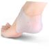 Ipetboom Heel Protective Sleeve 6 Pairs Clear Jel Silicone Gel Silicone Ankle Cover Gel Foot Socks Gel Ankle Protectors Shoe Mats Shoe Pads Ankle Socks Insole Heel White Heel Socks
