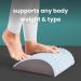 Exqst Refresh Neck & Back Support - Adjustable Pain Relief for Sciatica & Scoliosis - Gray - Buy Online on GoSupps.com